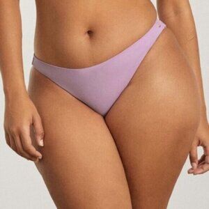NWT Everlane Women's Pink The Swim Thigh High Bikini Bottom Size XS